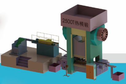 熱模鍛壓力機(jī)與步進(jìn)梁鍛造機(jī)械手完美搭配，實(shí)